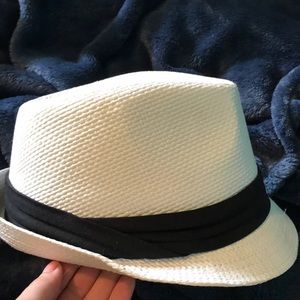 White fedora